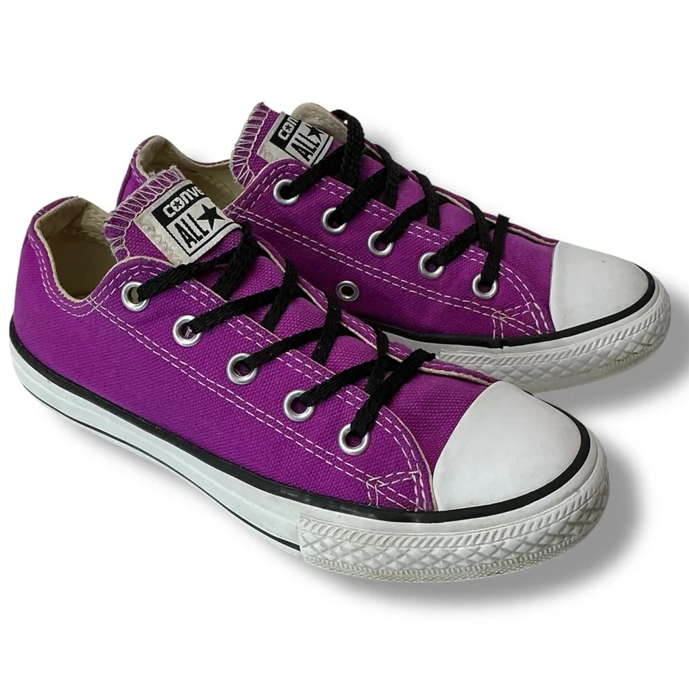 Converse Violet Canvas Sneakers US Youths Size 13
